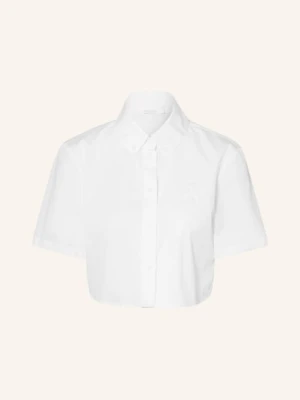 Patrizia Pepe Krótka Bluzka Koszulowa weiss