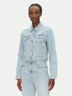 Patrizia Pepe Kurtka jeansowa 8O0170/D1WZB-CA49 Niebieski Regular Fit