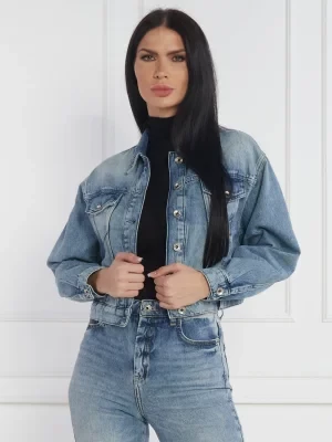 Patrizia Pepe Kurtka jeansowa | Cropped Fit