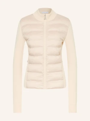 Patrizia Pepe Kurtka Pikowana Z Mieszanki Materiałów beige