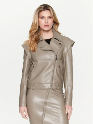 Patrizia Pepe Kurtka z imitacji skóry 8O0050/E005-G545 Beżowy Regular Fit