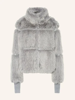Patrizia Pepe Kurtka Ze Sztucznego Futra grau