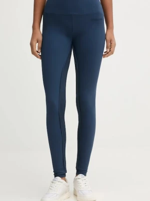 Patrizia Pepe legginsy damskie kolor niebieski gładkie 8P0783 JZ26