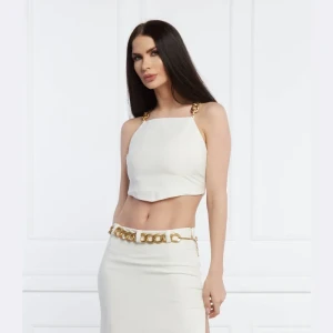 Patrizia Pepe Lniany top | Cropped Fit