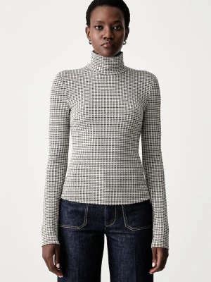 Patrizia Pepe longsleeve damski z wiskozą szary