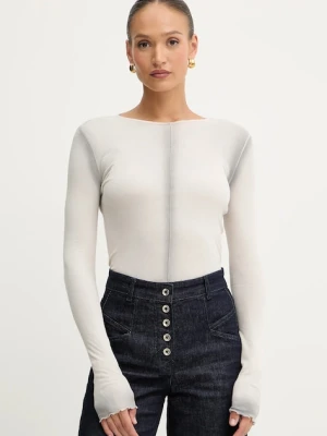 Patrizia Pepe longsleeve kolor beżowy 8M1722 J327