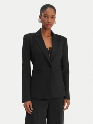 Patrizia Pepe Marynarka 8S0584/A715-K103 Czarny Regular Fit