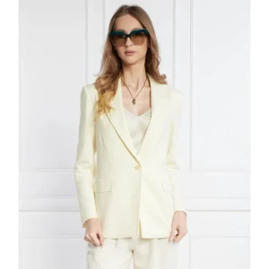 Patrizia Pepe Marynarka Essential | Regular Fit | z dodatkiem lnu