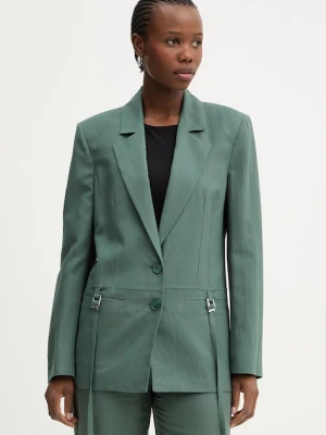 Patrizia Pepe marynarka jednorzędowa damska z wiskozy