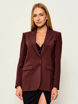 Patrizia Pepe Marynarka | Regular Fit bordowy