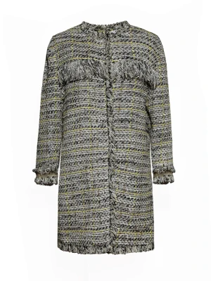 Patrizia Pepe Marynarka w kolorze beżowym ze wzorem rozmiar: 36