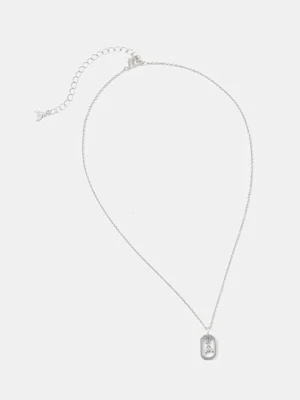 Patrizia Pepe naszyjnik z zawieszką damski metalowy z cyrkonią
