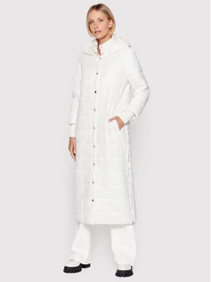 Patrizia Pepe Płaszcz przejściowy 8O0042/A116-W146 Biały Relaxed Fit