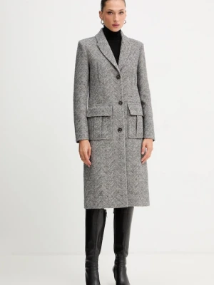 Patrizia Pepe płaszcz z dodatkiem wełny