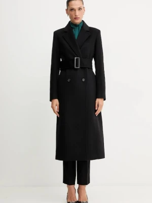 Patrizia Pepe płaszcz z dodatkiem wełny