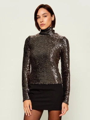 Patrizia Pepe Półgolf | Slim Fit czarny