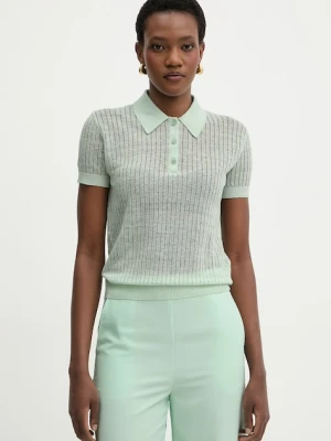 Patrizia Pepe polo swetrowe damskie lniane