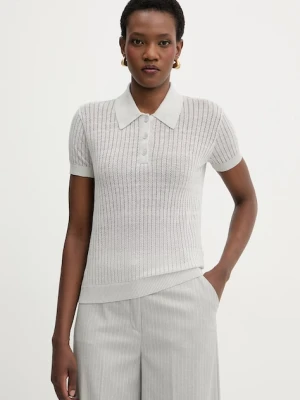 Patrizia Pepe polo swetrowe damskie lniane