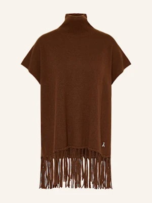 Patrizia Pepe Ponczo Z Kaszmiru braun