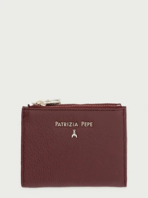 Patrizia Pepe portfel damski skórzany brązowy