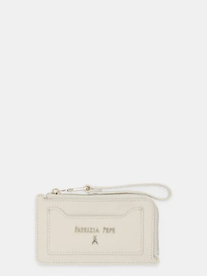 Patrizia Pepe portfel skórzany damski kolor beżowy 8Q0030 L001