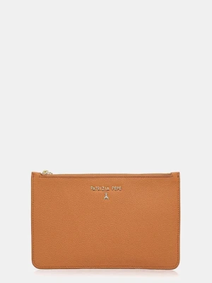 Patrizia Pepe portfel skórzany kolor brązowy 8Q0025 L001