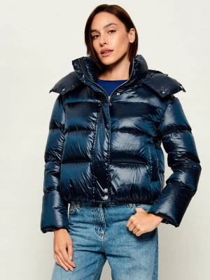 Patrizia Pepe Puchowa kurtka | Regular Fit turkusowy