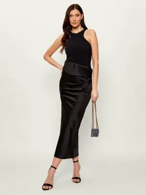 Patrizia Pepe Satynowa sukienka