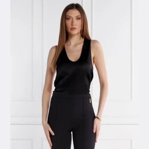 Patrizia Pepe Satynowy top | Regular Fit