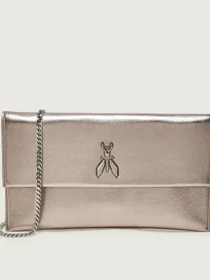 Patrizia Pepe Skórzana kopertówka