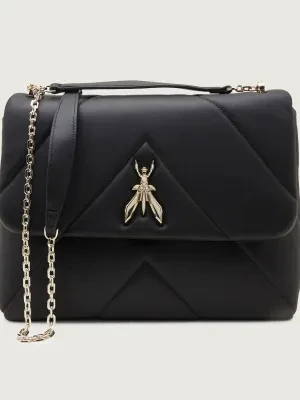 Patrizia Pepe Skórzana torebka na ramię