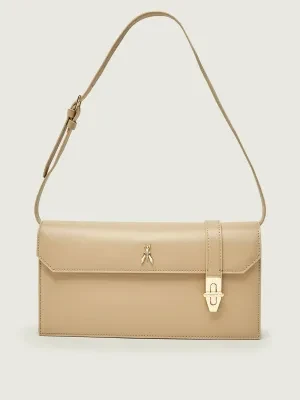 Patrizia Pepe Skórzana torebka na ramię