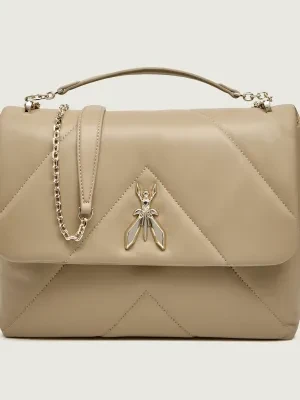 Patrizia Pepe Skórzana torebka na ramię