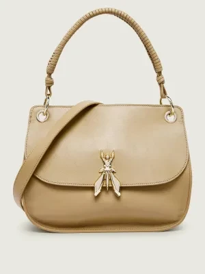 Patrizia Pepe Skórzana torebka na ramię