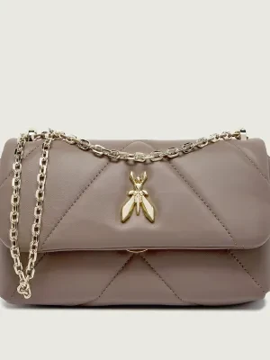 Patrizia Pepe Skórzana torebka na ramię