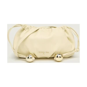 Patrizia Pepe Skórzana torebka na ramię Bubble