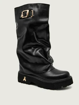 Patrizia Pepe Skórzane kozaki