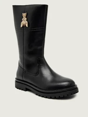 Patrizia Pepe Skórzane kozaki