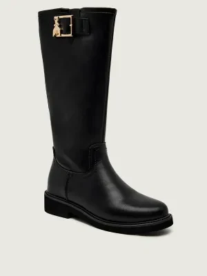 Patrizia Pepe Skórzane oficerki