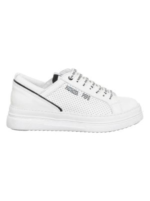 Patrizia Pepe Skórzane sneakersy w kolorze białym rozmiar: 34