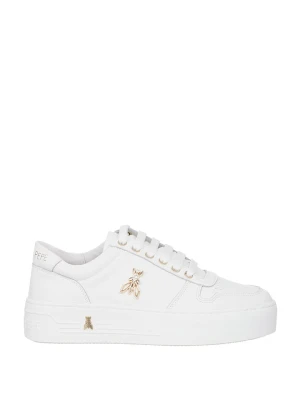 Patrizia Pepe Skórzane sneakersy w kolorze białym rozmiar: 37