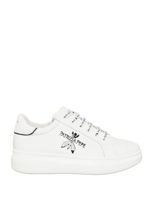 Patrizia Pepe Skórzane sneakersy w kolorze białym rozmiar: 39