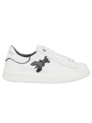 Patrizia Pepe Skórzane sneakersy w kolorze białym rozmiar: 40