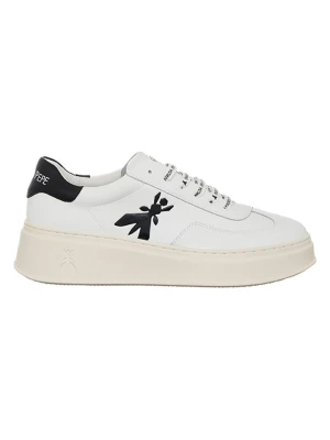 Patrizia Pepe Skórzane sneakersy w kolorze białym rozmiar: 40