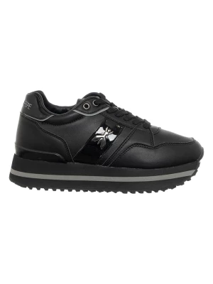 Patrizia Pepe Skórzane sneakersy w kolorze czarnym rozmiar: 40