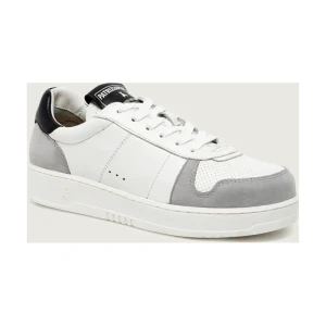 Patrizia Pepe Skórzane sneakersy | zamsz