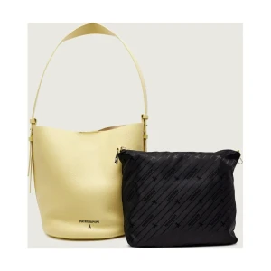 Patrizia Pepe Skórzany worek + saszetka