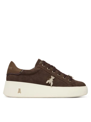 Patrizia Pepe Sneakersy PJ418.24 Brązowy ciemny