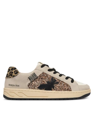 Patrizia Pepe Sneakersy PK420.06 Beżowy jasny