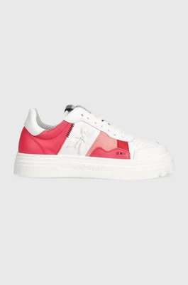 Patrizia Pepe sneakersy skórzane kolor różowy 2Z0008 L011 FE45